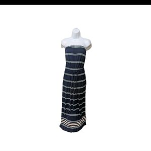 J Crew Strapless Jersey Maxi Dress M Resort Boho drs21